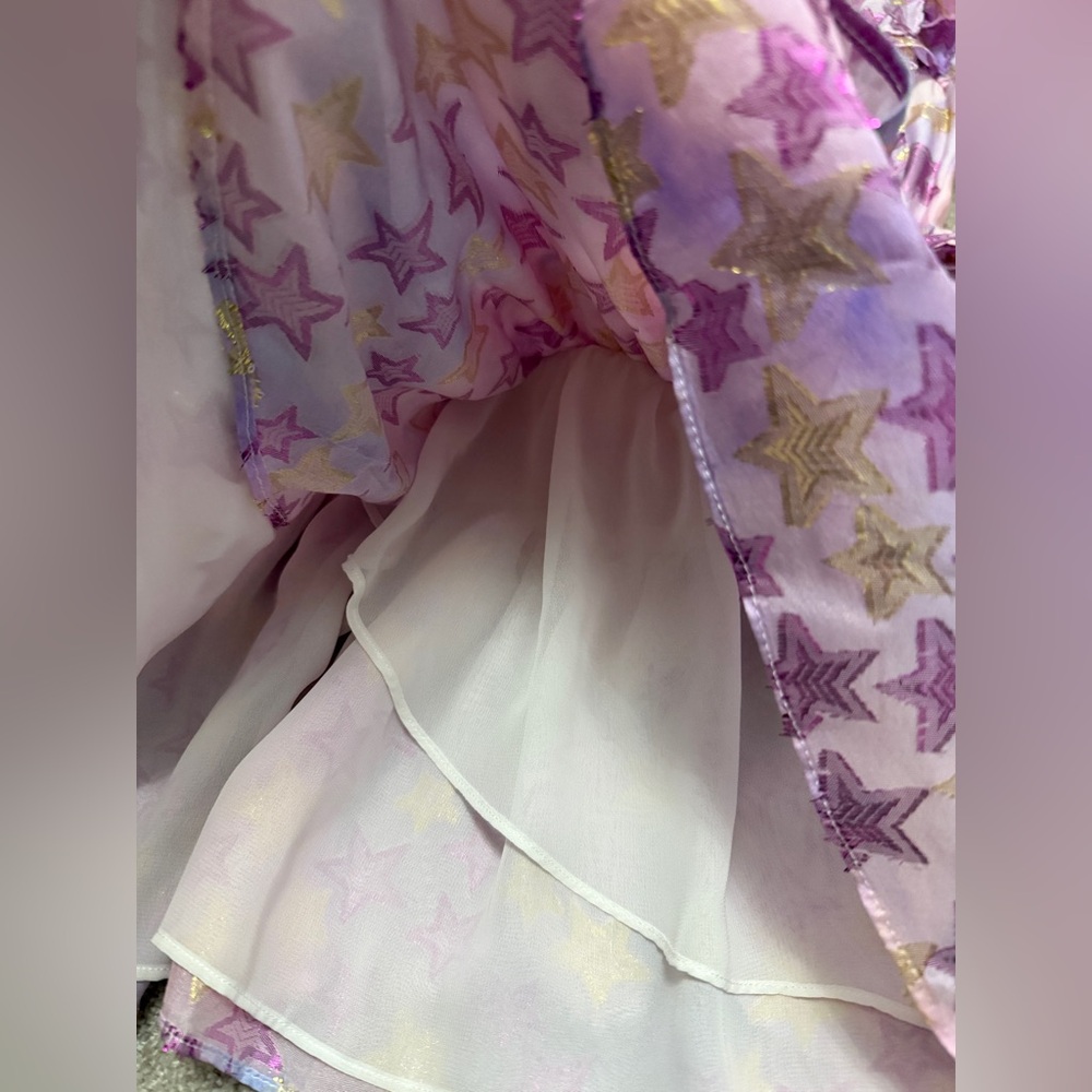 🎀 LoveShackFancy - Findlay Wrap Dress w Stars - size 2 - Pristine Condition 🎀 - Picture 7 of 13